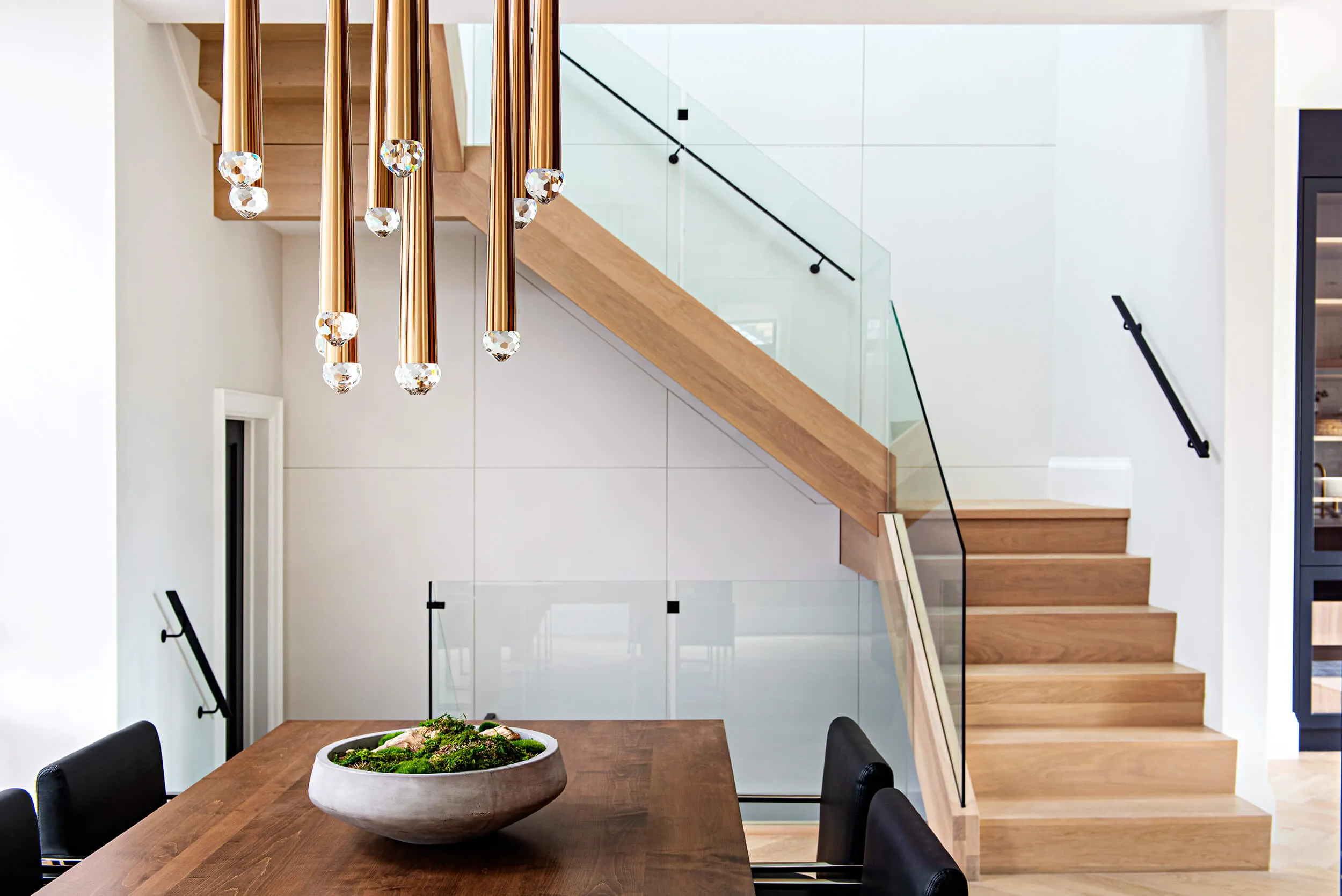Custom home finished interior by Dovetail Developments
